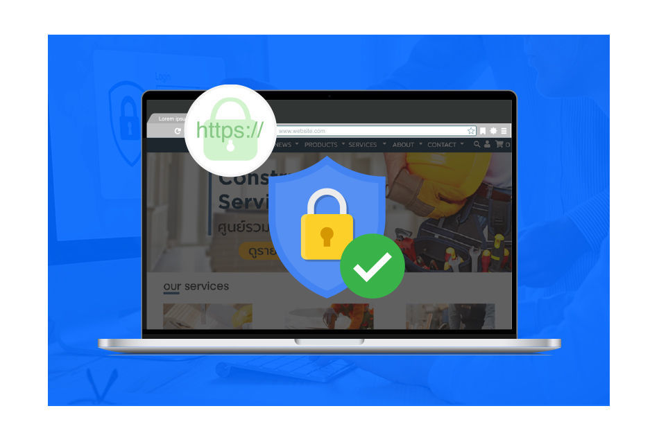 ทำเว็บไซต์ที่รองรับ SSL (HTTPS) เทคโนโลยีรักษาความปลอดภัย เข้ารหัสข้อมูล ช่วยเพิ่มความมั่นใจให้กับลูกค้า